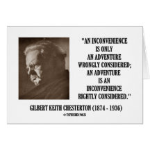 G.K. Aventura de la inconveniencia de Chesterton c Tarjeton