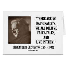 G.K. Chesterton ningunos racionalista todos cree c Tarjetas