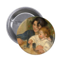 Gabrielle y Jean de Pedro-auguste Renoir Pin