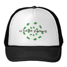 Gaélico del día de St Patrick Gorra