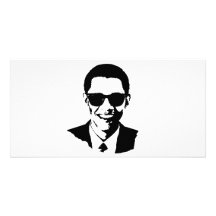 Gafas de sol de Barack Obama Tarjetas Personales
