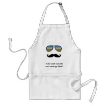Gafas de sol retras divertidas con el bigote delantales