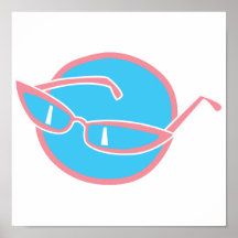 gafas de sol retras poster