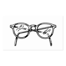 Gafas/lentes Plantillas De Tarjeta De Negocio