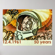 Gagarin póster de a gran escala impresiones