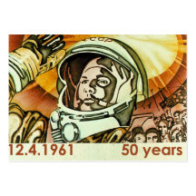 Gagarin Visitenkarte