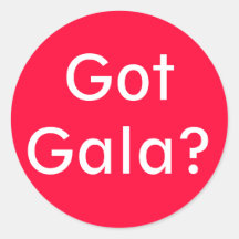 ¿Gala conseguida? Etiqueta Redonda