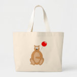 Galán el oso con un LollyPop Bolsa De Mano