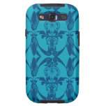 Galaxia azul de Samsung del modelo del damasco Galaxy S3 Fundas