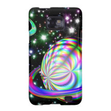 galaxia colorida samsung galaxy SII fundas