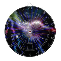 Galaxia con el extracto del relámpago