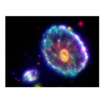 Galaxia del Cartwheel Postales