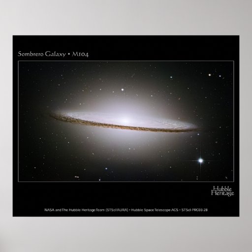 Galaxia del sombrero, de Hubble de los mosaicos el Impresiones