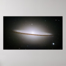 Galaxia del sombrero poster