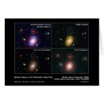 Galaxia distante en el campo ultra profundo de Hub Tarjetón