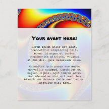 Galaxia espiral - arte del fractal tarjetas publicitarias