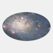 Galaxia espiral intermedia NGC 2403 Caldwell 7 Calcomanía De Oval