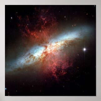 Galaxia m82 de Starbust Impresiones