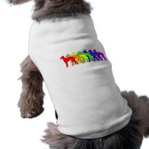 Galgo italiano del arco iris ropa para mascota