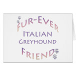 Galgo italiano Furever Tarjetas