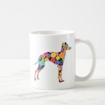 Galgo italiano tazas