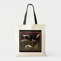 "Galgos medievales Bolsa Lienzo