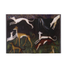 Galgos medievales en el bosque profundo