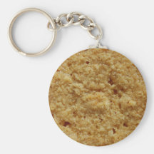 Galleta cocida curruscante en un llavero