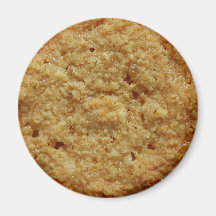 Galleta cocida curruscante para su refrigerador o  imán para frigorifico