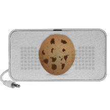 Galleta de microprocesador de chocolate altavoces de viajar