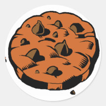 galleta del dibujo animado etiquetas  