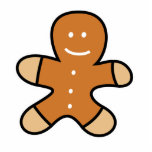 Galleta del hombre de pan de jengibre escultura fotografica