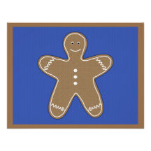 galleta del pan de jengibre invitación personalizada