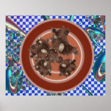 Galletas de Mandelbrot Posters