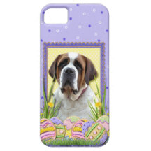 Galletas del huevo de Pascua - St Bernard iPhone 5 Case-Mate Cárcasas