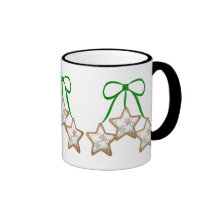 Galletas del navidad del lunar taza