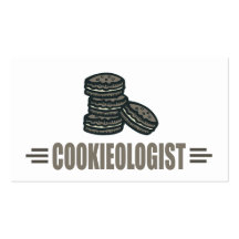 Galletas divertidas plantillas de tarjetas de visita