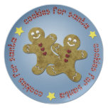 Galletas para la placa de Santa Platos