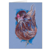 Gallina de Brown Pascua Egger Tarjetas