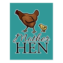 Gallina de la madre tarjetas postales