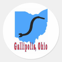 Gallipolis, Ohio Pegatina