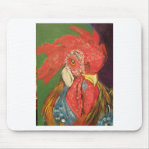 gallo alfombrilla de raton