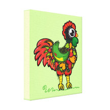 Gallo de Barcelos del portugués Lona Estirada Galerias