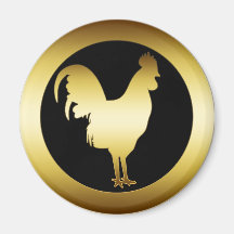 GALLO DE ORO IMÁN PARA FRIGORÍFICO