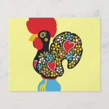 Gallo famoso de Barcelos Nr 06 Tarjetas Publicitarias