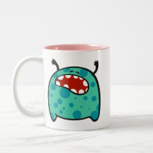 Gallo manchado taza de café