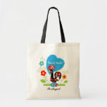 Gallo portugués de la suerte bolsas de mano