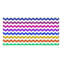 Galones del brillo del arco iris tarjetas fotograficas personalizadas