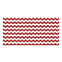 Galones rojos del brillo tarjetas fotograficas personalizadas