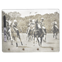 Galope de los caballos del polo